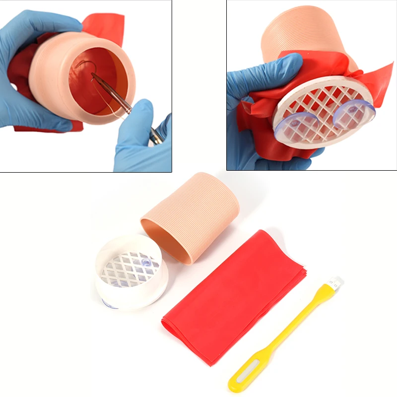 

Стоматологическая модель швов полости рта, модель внутриротового шва, модель подушечки для швов кожи, силиконовый инструмент для практики швов