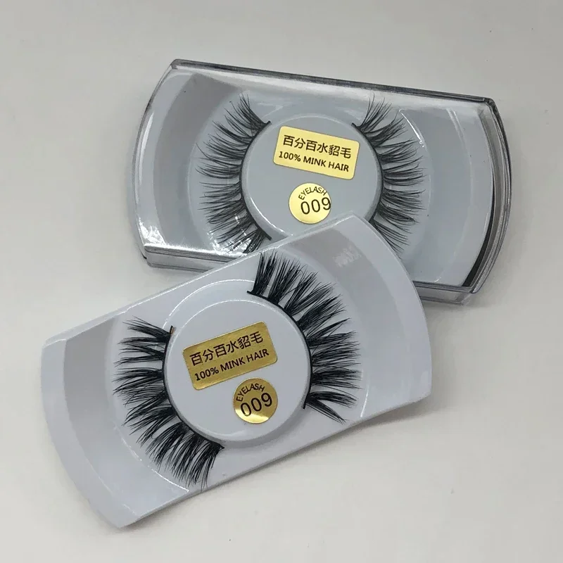 3D Mink Lashes 8-14 มม.แต่งหน้าขนตาธรรมชาติสําหรับสวมใส่ทุกวันขนตาปลอมFluffy Fake Lashesเครื่องมือ