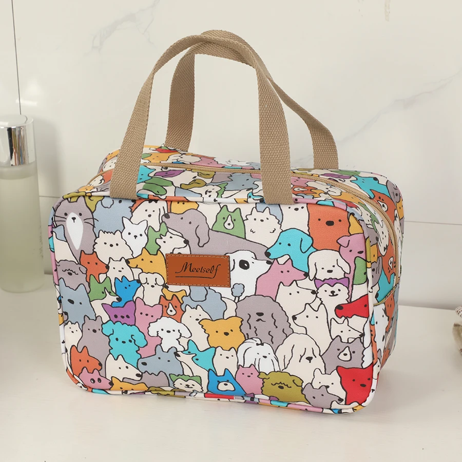 Neue Reisegepäcktasche mit großem Fassungsvermögen und wasserdichter Handtasche mit Cartoon-Aufdruck, Outdoor-Zubehör, Aufbewahrungstasche, Lunchtasche – Detail 22