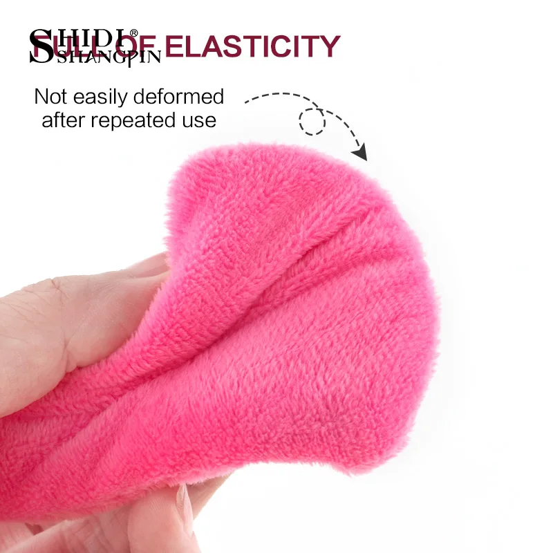 1 قطعة مثلث مسحوق نفخة الوجه ماكياج الإسفنج مستحضرات التجميل لينة القطن الثابتة ماكياج مسحوق نفخة قابل للغسل المخملية أدوات التجميل