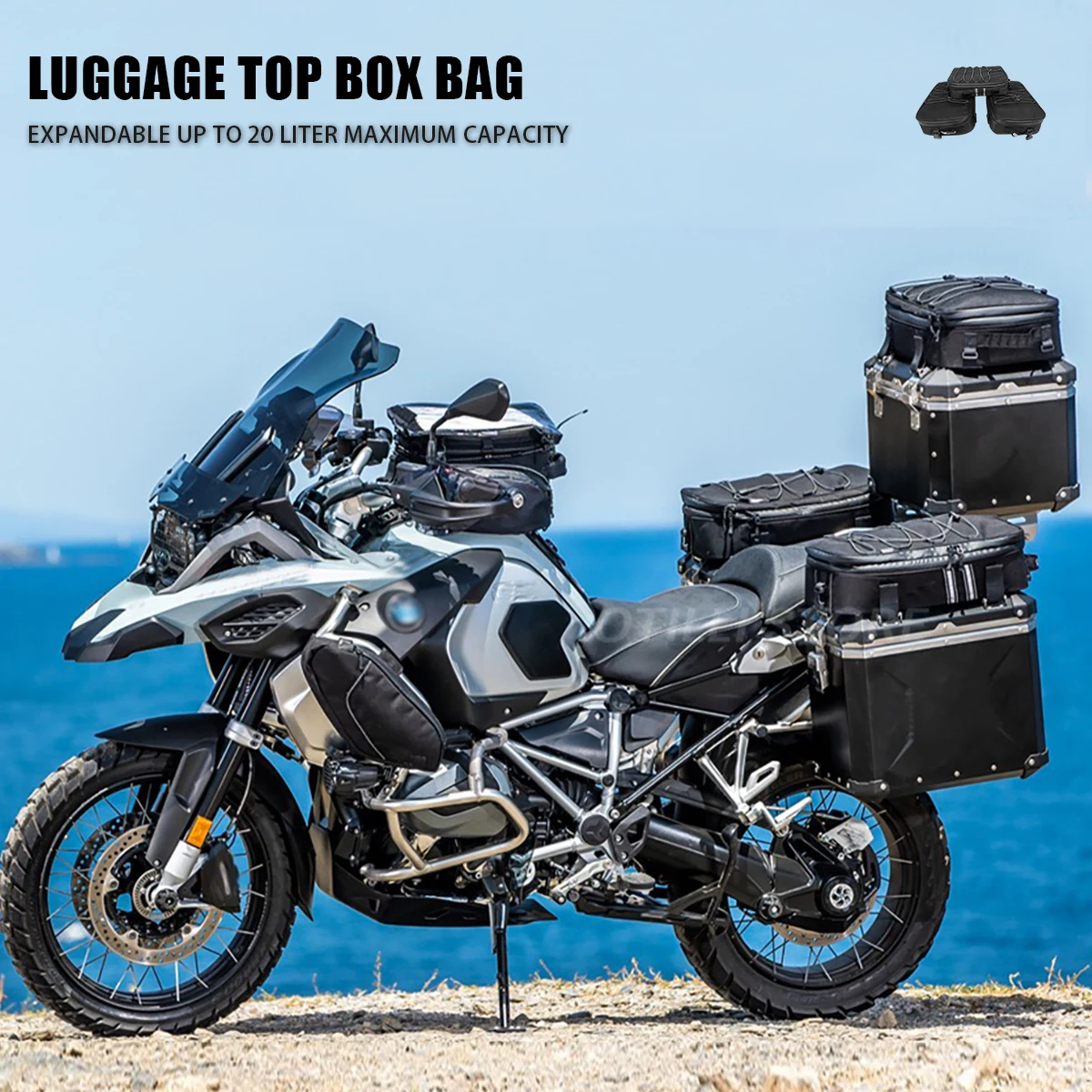 

Motorcycle Top Bags For BMW R 1200 1250 GS LC Adventure Top Box Panniers Bag Case Luggage Bags F650GS G310GS ADV Waterproof