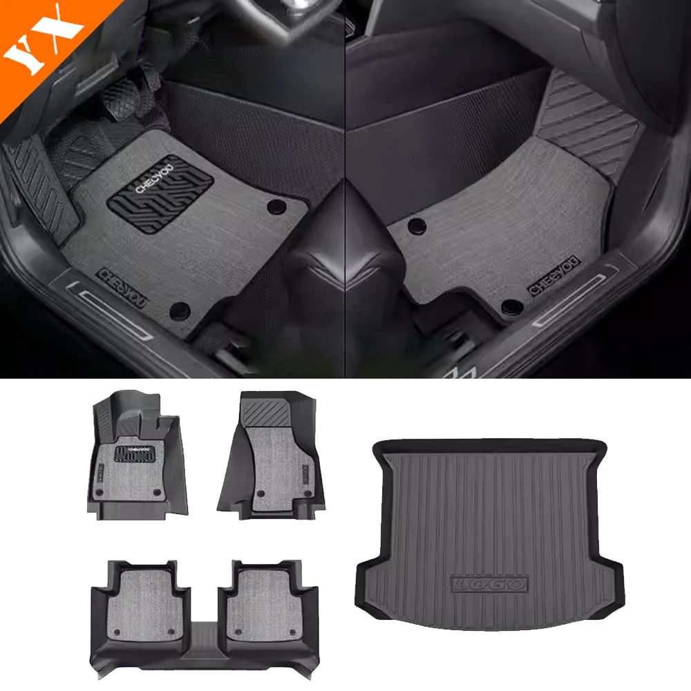 

For haval h5 2023 2024 Accessories TPE Car Seat Mat Foot Mat Wear-resistant Waterproof Anti Dirty Hit Rear Trunk Mat