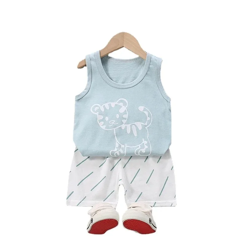 Baby Boy Clothing Sets Fashion Summer T-Shirt Cartoon Children Grils Clothes Suits Shorts Suit for Kid Outfit Children Tracksuit