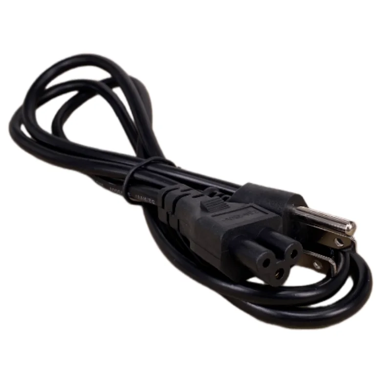 1pcs US USA Plug Power Supply Adapter Lead Cable 3 Prong American IEC C5  AC Power Cord 1.2m 4ft For Notebook Laptop