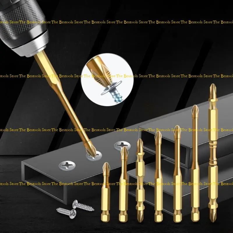 12PF High Strength Alloy Steel Drill Bits Screwdriver Bits Rust Resistant
