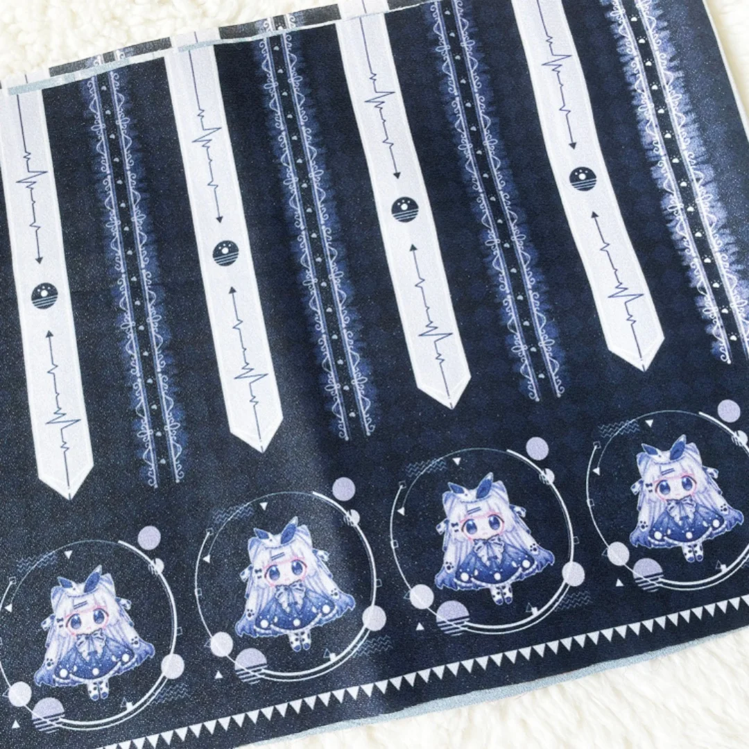 length 24cm,width 145cm Lolita fabric,for DIY Ruskirt,for kawaii BJD Dress,for dolling making