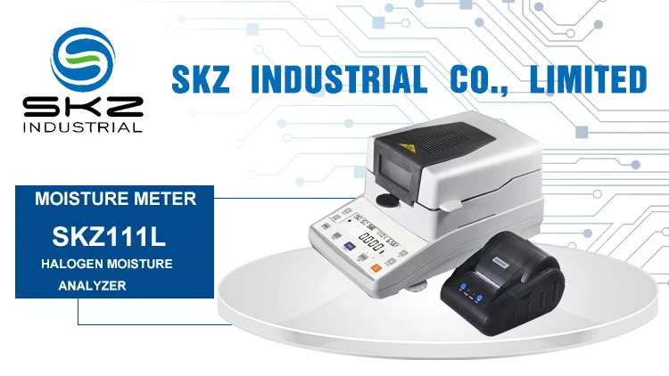 

SKZ111L-5 Electronic Halogen Moisture Analyzer Grain Moisture Meter Plant Sensor