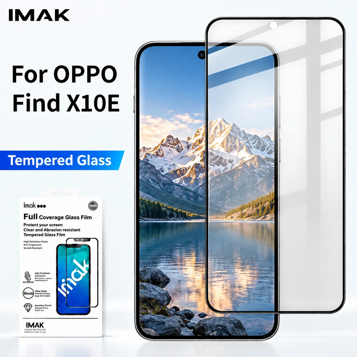 Tempered Glass For OPPO Find X10E 5G Support Fingerprint Protector Film Anti Oil 9H Hardness FM0003