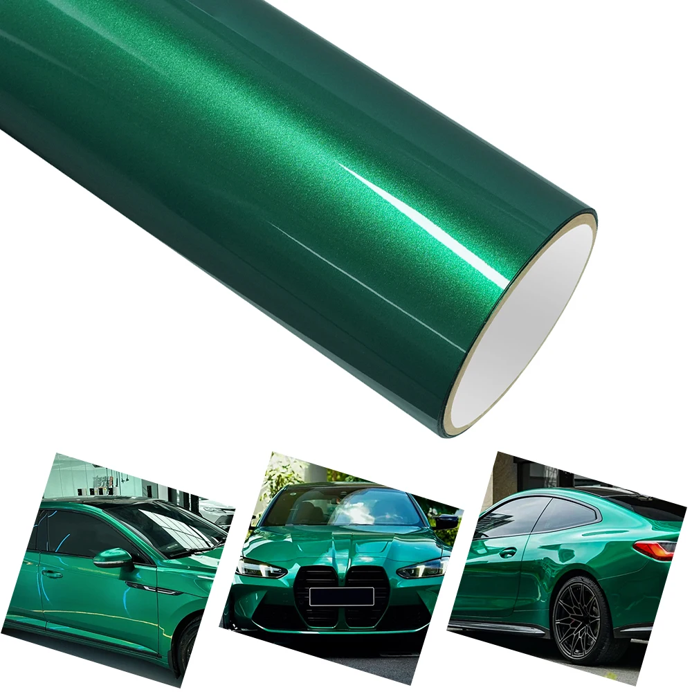 

Car Vinyl Film Isle of Man Green Metallice Color Auto Decal Sticker With Air Release Technology Motorcycle Car Body Decoration