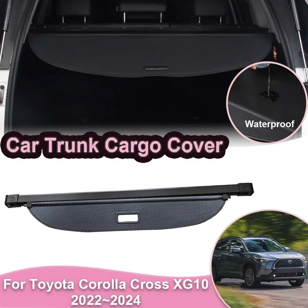 

Car Trunk Cargo Cover for Toyota Corolla Cross XG10 2022 2023 2024 Rear Shield Shade Security Partition Board Privacy Accessorie