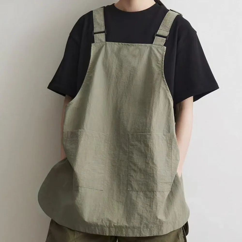 

Высококачественный регулируемый фартук для чистки, полиэстер с карманами, водонепроницаемый фартук, дышащий жилет против загрязнения, фартук, рабочая одежда