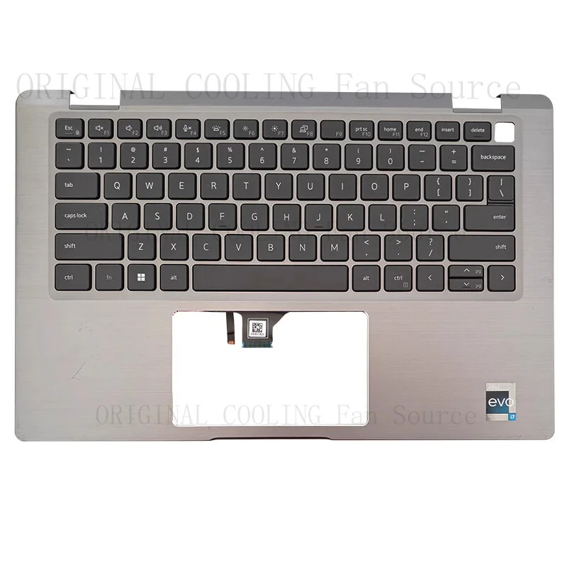 R+  0R5MHV Palmrest for Dell Latitude 7430 E7430 Keyboard US Silver