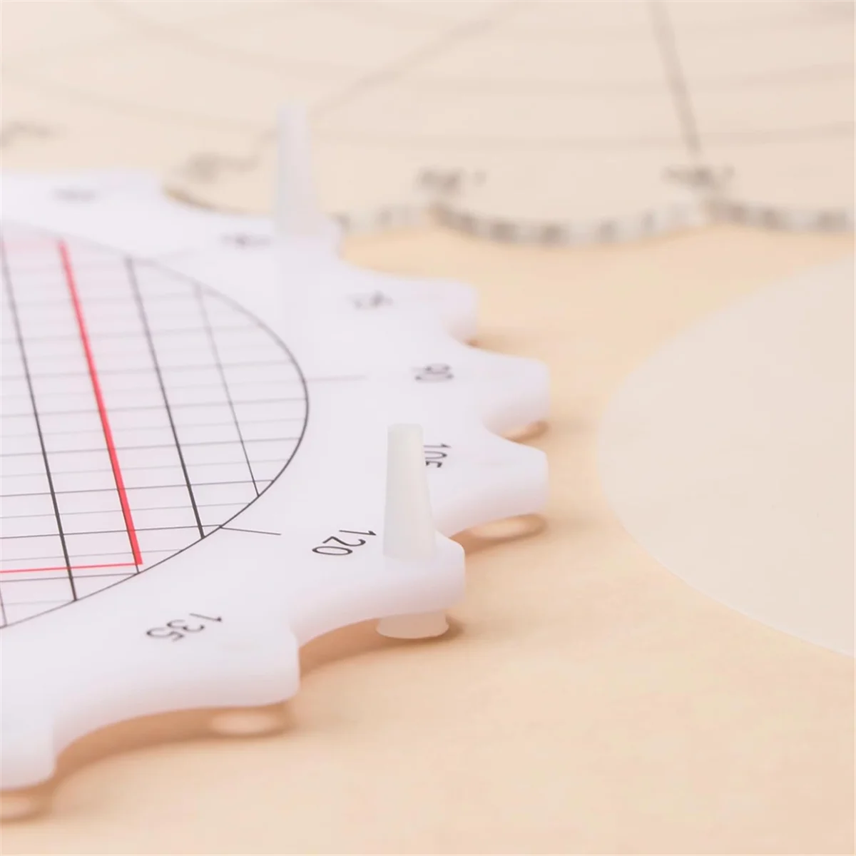A20M 10-Piece Rotary Punching Platform, Stamp and Rotary Tool for Punching Circles, Locks Into Place At 24 Equal Intervals