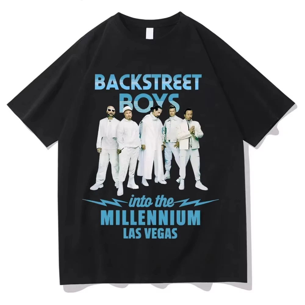 Backstreet Boys T-Shirts Oversized Y2K Casual Cotton Clothing Into The MILLENNIUM Vintage Women Men Streetwear Female Male Tees