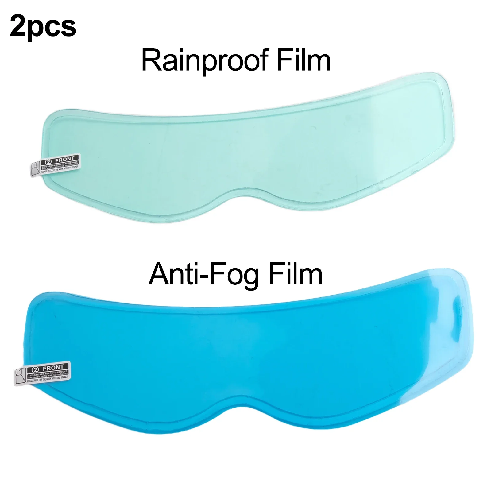 

2pc Anti Fog Anti Rain Patch Improved Visibility Motorcycle Helmet Rainproof Patch with Anti fog Clear Lens (2pc)