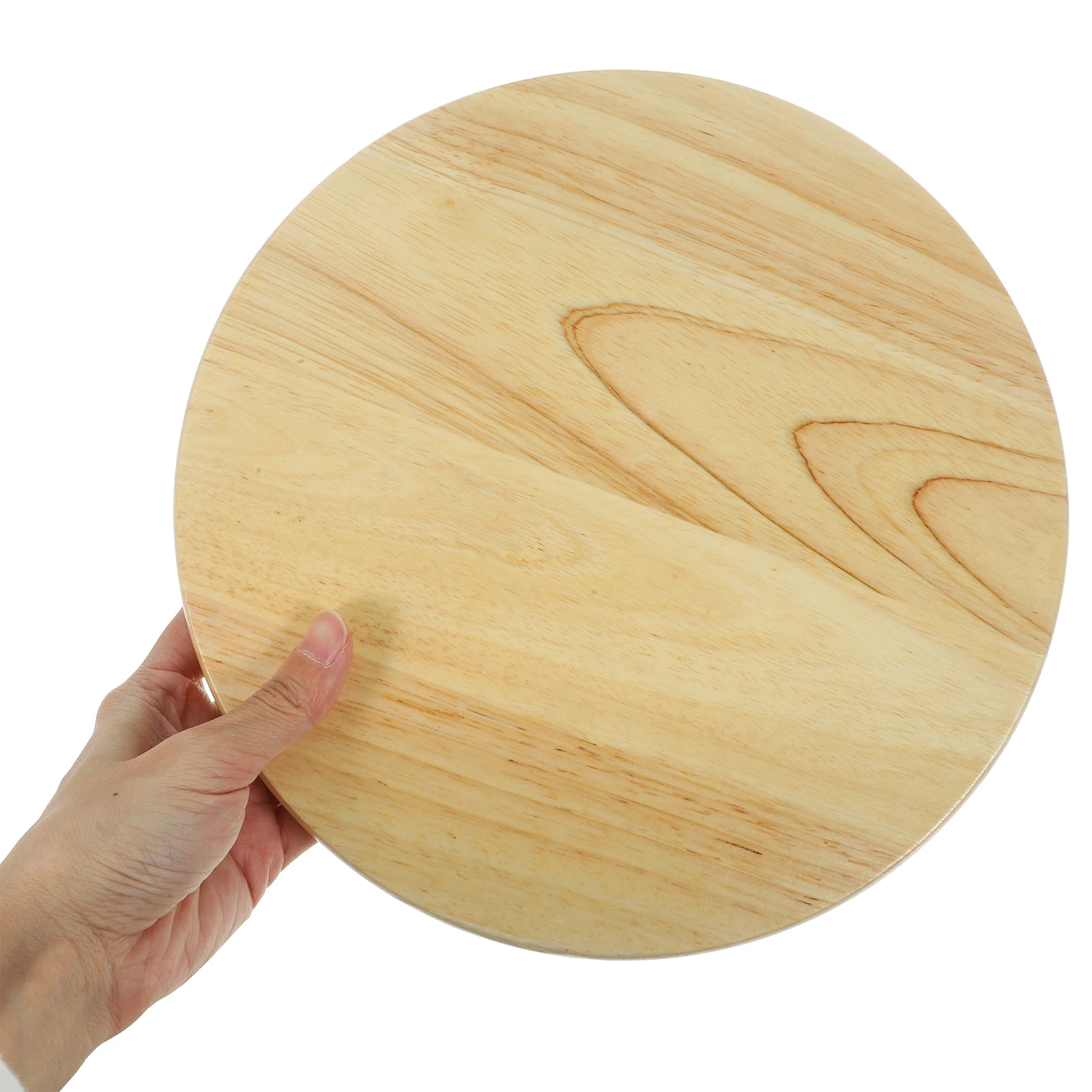 

Solid Wood Round Stool Replacement Seat Bar Chair Cushion Home Kitchen Restaurant Office Smooth Natural Texture