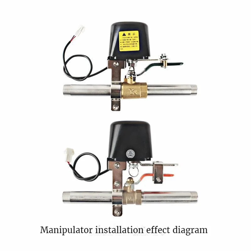 Electric Automatic Manipulator Shut Off Valve for Alarm Gas Water Pipeline Security Device Assortment
