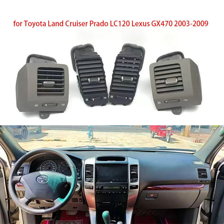 

Автомобильный кондиционер в сборе, боковое вентиляционное отверстие для Toyota Land Cruiser Prado LC120 Lexus GX470 2003-2009