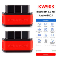 KONNWEI KW903 OBD2 Scanner ELM327 V1.5 Bluetooth 5.0 OBD 2 Code Readers OBDII Car Diagnostic Tools OBD2 For iOS Android