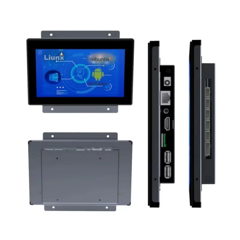 7-32Inch Industrial Embedded Touch Panel PC All-in-One With 500nit Brightness for Sunlight Readable HMI/Automation/Kiosks