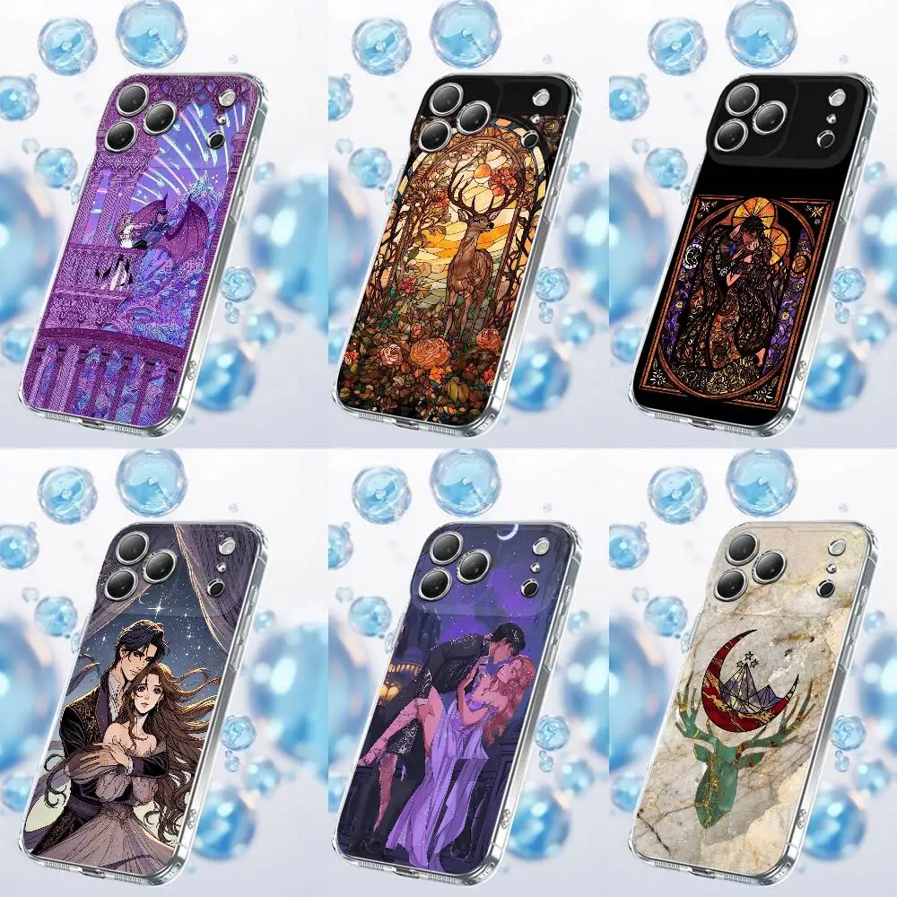 

Acotar A Court of Mist and Fury Deer Phone Case For iPhone 17,16,15,14,13,12,11,Plus,Pro,Max,Plus,E,Air,Mini Transparent Cover