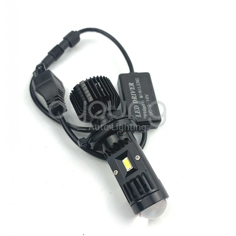 H7 LED H4 Y10 LED Headlight Mini Lens Projector Hi/Low Beam LED H7 H4 Canbus Bulbs 12V 20000LM 6000K LHD for Cars Motorcycles