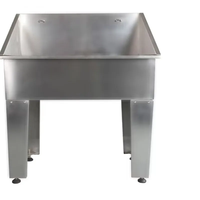 

BTS85-ECO Economical Stainless Steel Grooming Bathtub Dog Bathing Tub Animal Dog Tub Dog Bathtubs