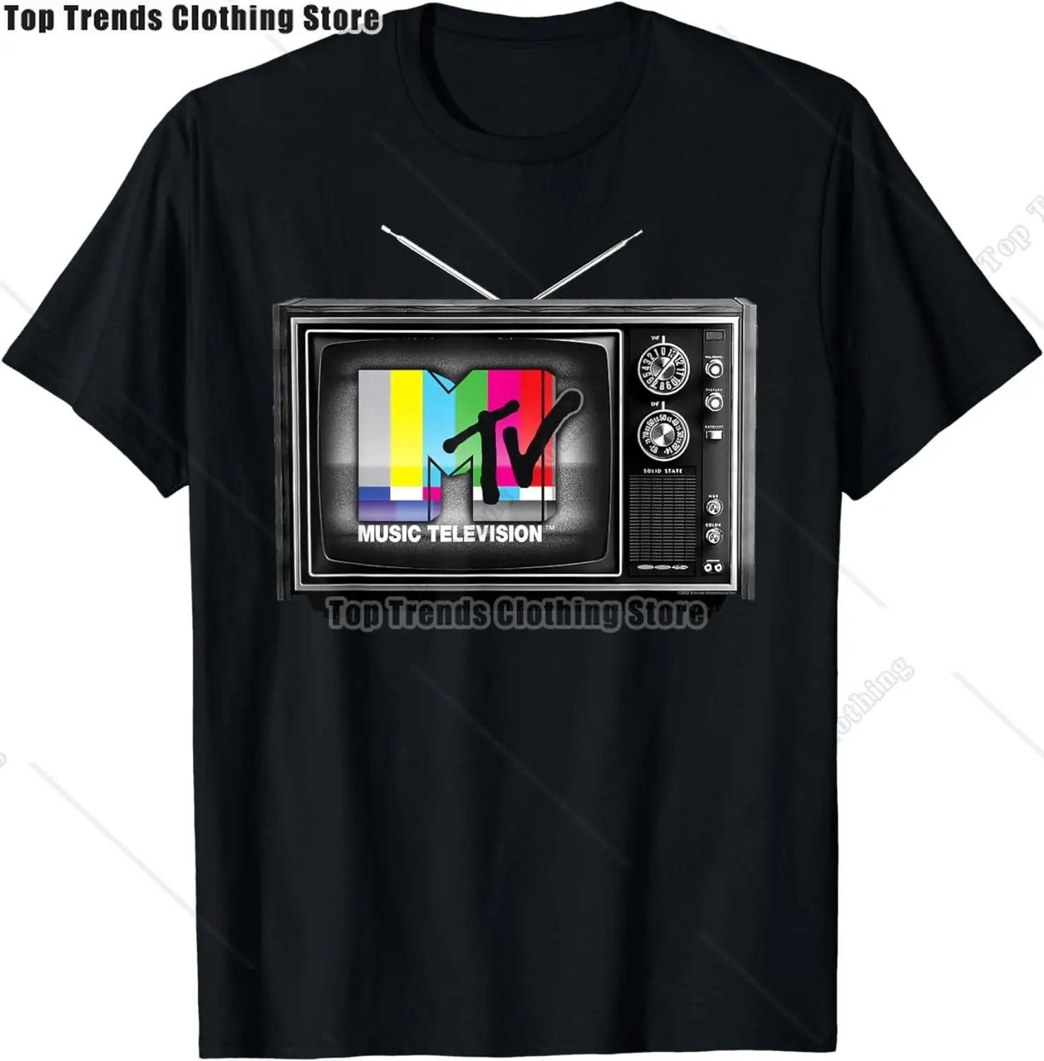 MTV Classic Logo Moster Design T- Shirts T-Shirt