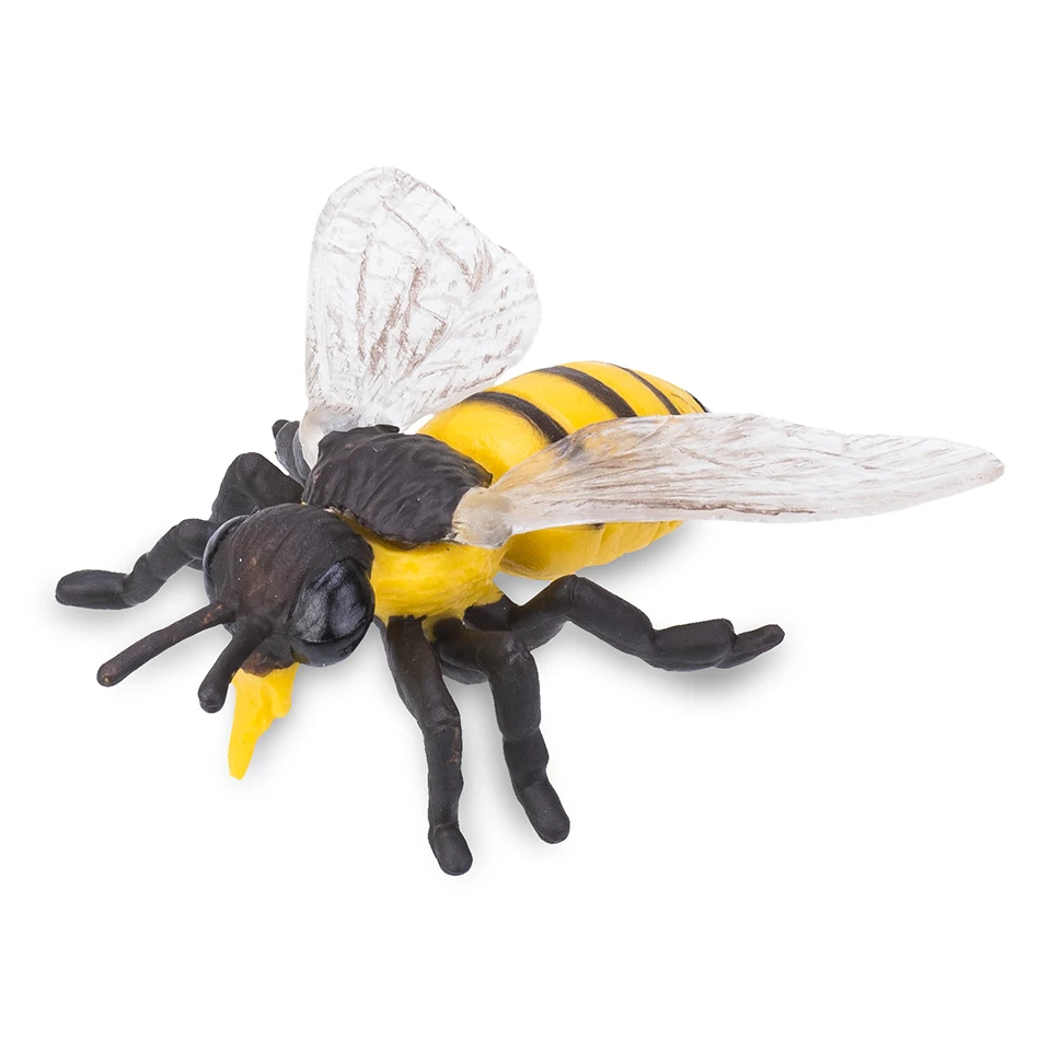 محاكاة النحل دبور الدبور الحيوانات البرية الحشرات نموذج عمل أرقام مصغرة التعليم جمع ألعاب أطفال