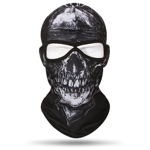 Ski Mask 2 Hole Windproof Balaclava Skull Full Face Mask Men Women Head Neck Warmer Face Cover Motorcycle Cycling Biker Hood Cap - Image 18