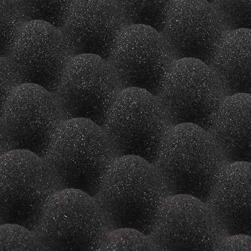 12 Pcs Soundproofing Foam Studio Acoustic Foam Soundproof Absorption Black Wedge Polyurethane Foam 30 X 30 X 3Cm