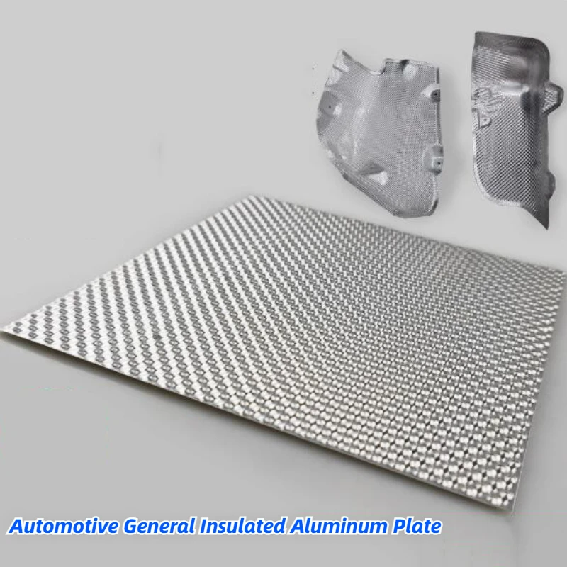 Half Spherical Embossed Aluminum Heat Shield Floor Pan Fuel Tank Auto  Exhaust Pipe Fire Protection Insulation Mat Material