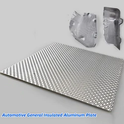 Half Spherical Embossed Aluminum Heat Shield Floor Pan Fuel Tank Auto  Exhaust Pipe Fire Protection Insulation Mat Material
