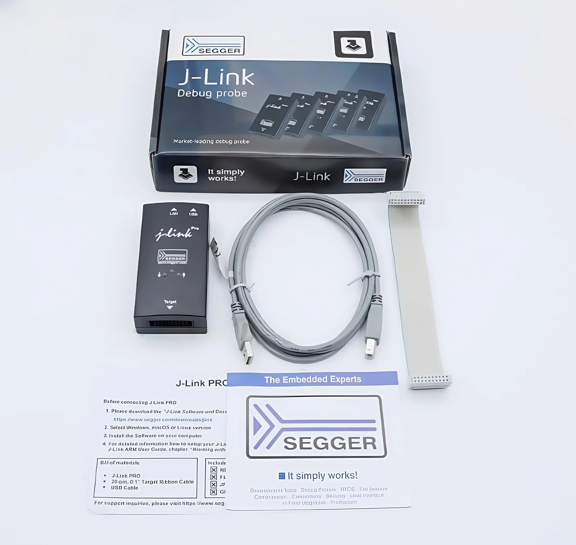 

J-Link PRO 8.12.00 German genuine jlink programming emulator