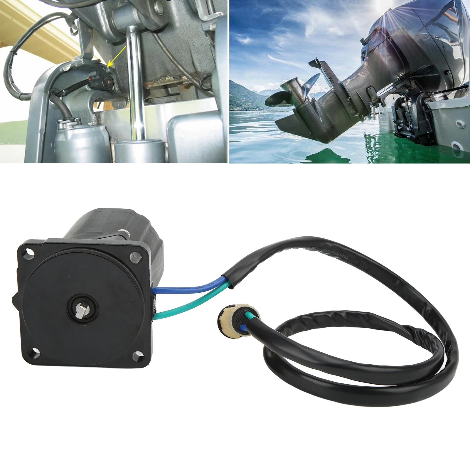 Electrical Tilt Trim Motor 36120‑ZV5‑822 Replacement for  DF40 DF40QH DF40TL DF50 DF50QH DF50TL PTT MOTOR Trim Motor