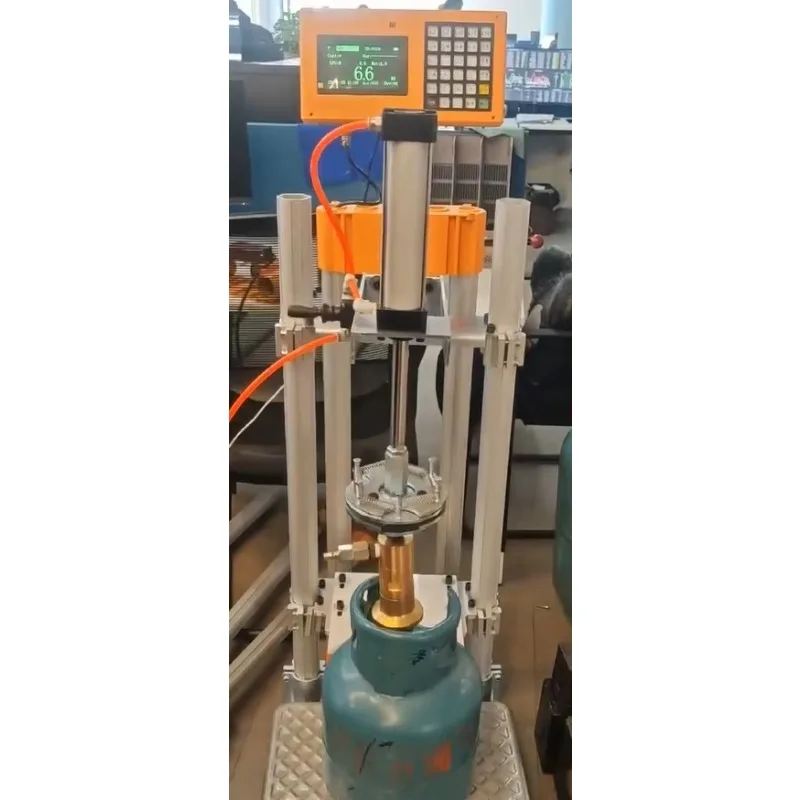 Pneumatic Automatic Filling Straight Valve Filling LPG Cylinder Refilling Device for Cooking and Home Use
