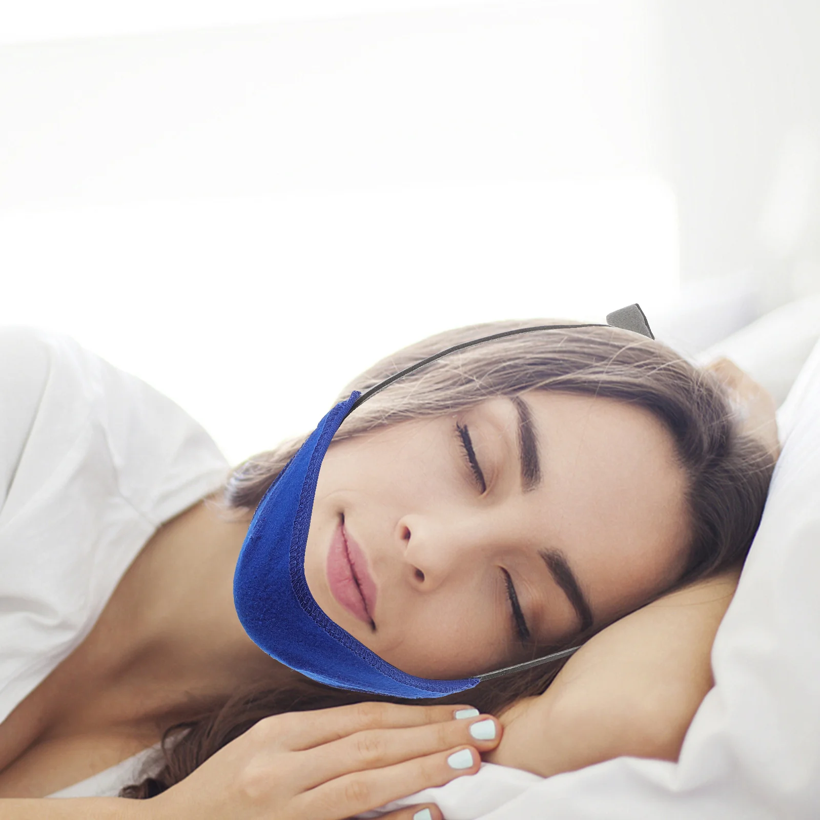 

Chin Strap For Snoring Anti-Snore Device Comfortable Breathable Adjustable Sleep Chin Support Snoring Solution Gear