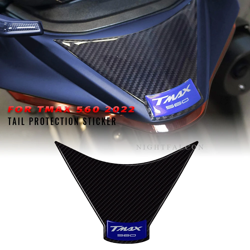 

For yamaha tmax 560 2022 tail protection Sticker 3D Tank pad Stickers Oil Gas Protector Cover Decoration