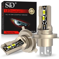 30000LM H4 faro Led Canbus Led H4 faro automático Turbo LED H4 9003 bombilla de faro de haz alto y bajo 12V 24V 6500K