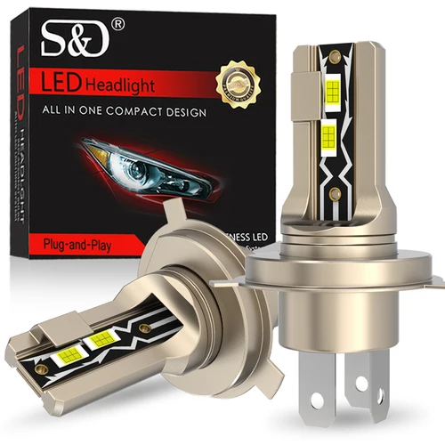 30000LM H4 faro Led Canbus Led H4 faro automático Turbo LED H4 9003 bombilla de faro de haz alto y bajo 12V 24V 6500K