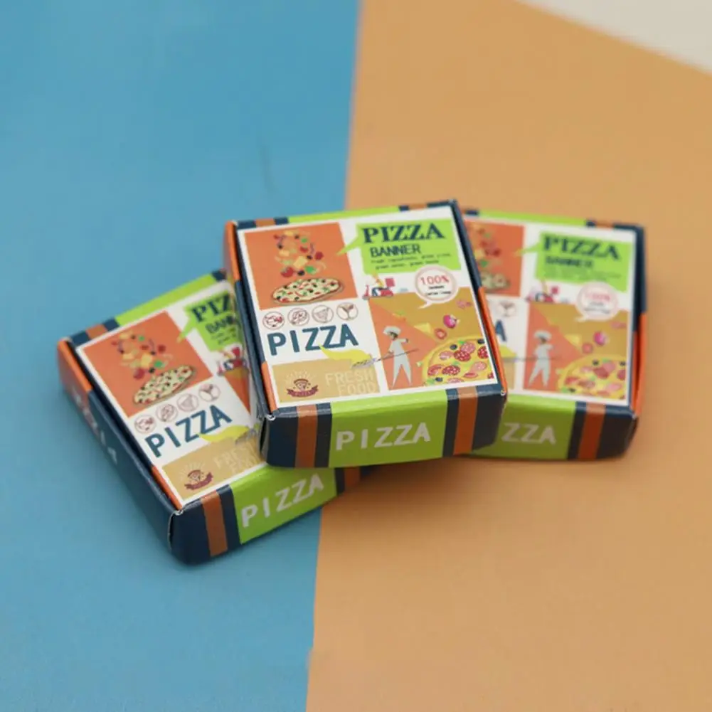 Amusing Dollhouse Pizza High Reduction Small Size Miniature Food Model Miniature Dollhouse Food Play House Toy Accessories