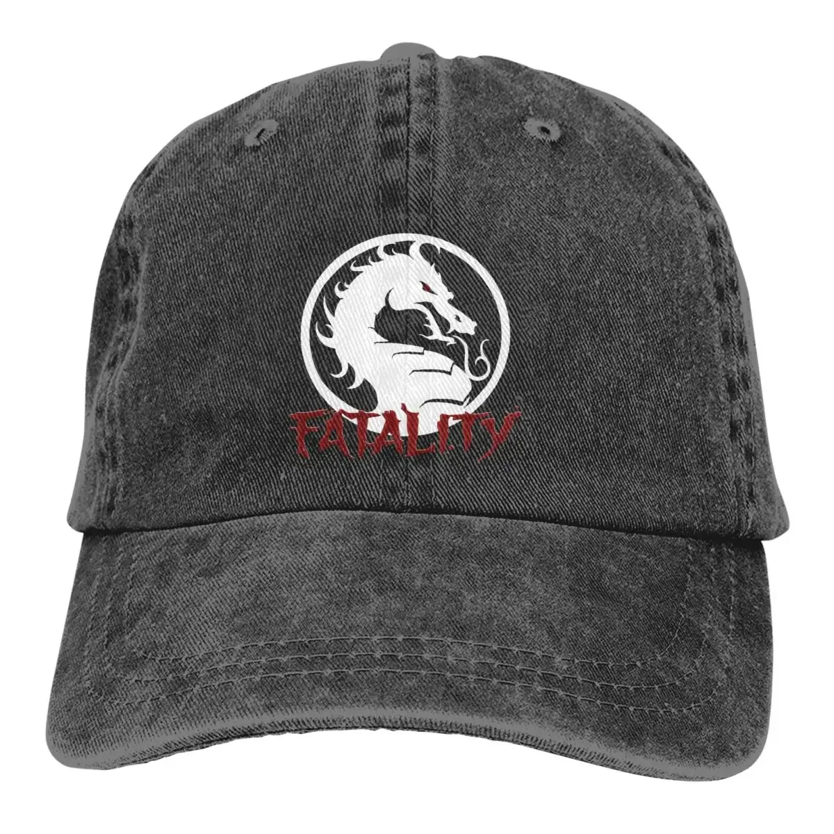 Summer Cap Sun Visor Fatality Hip Hop Caps Mortal Kombat Fighting Game Cowboy Hat Peaked Hats