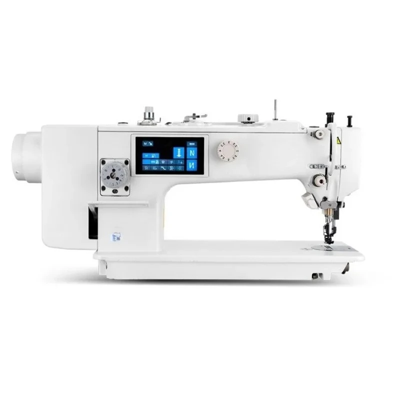 Sewing machine double synchronization thick material integration