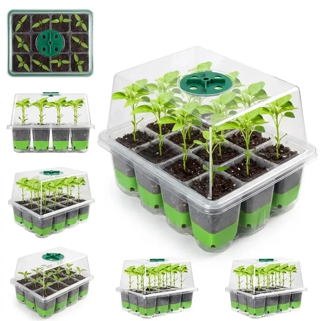 12 cell Seedling Starter Tray  - Seed Starter Tray 评论和价格