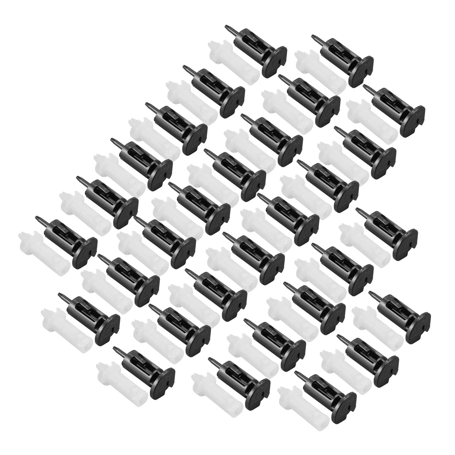 Black plastic white, mounting for Intel CPU cooler, 30 pcs