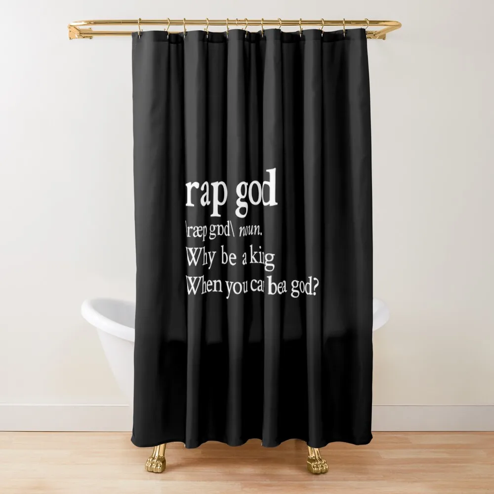 

Rap God by Eminem Shower Curtain Bathroom Decor Bathroom For Shower Transparent Bathroom Shower Curtain