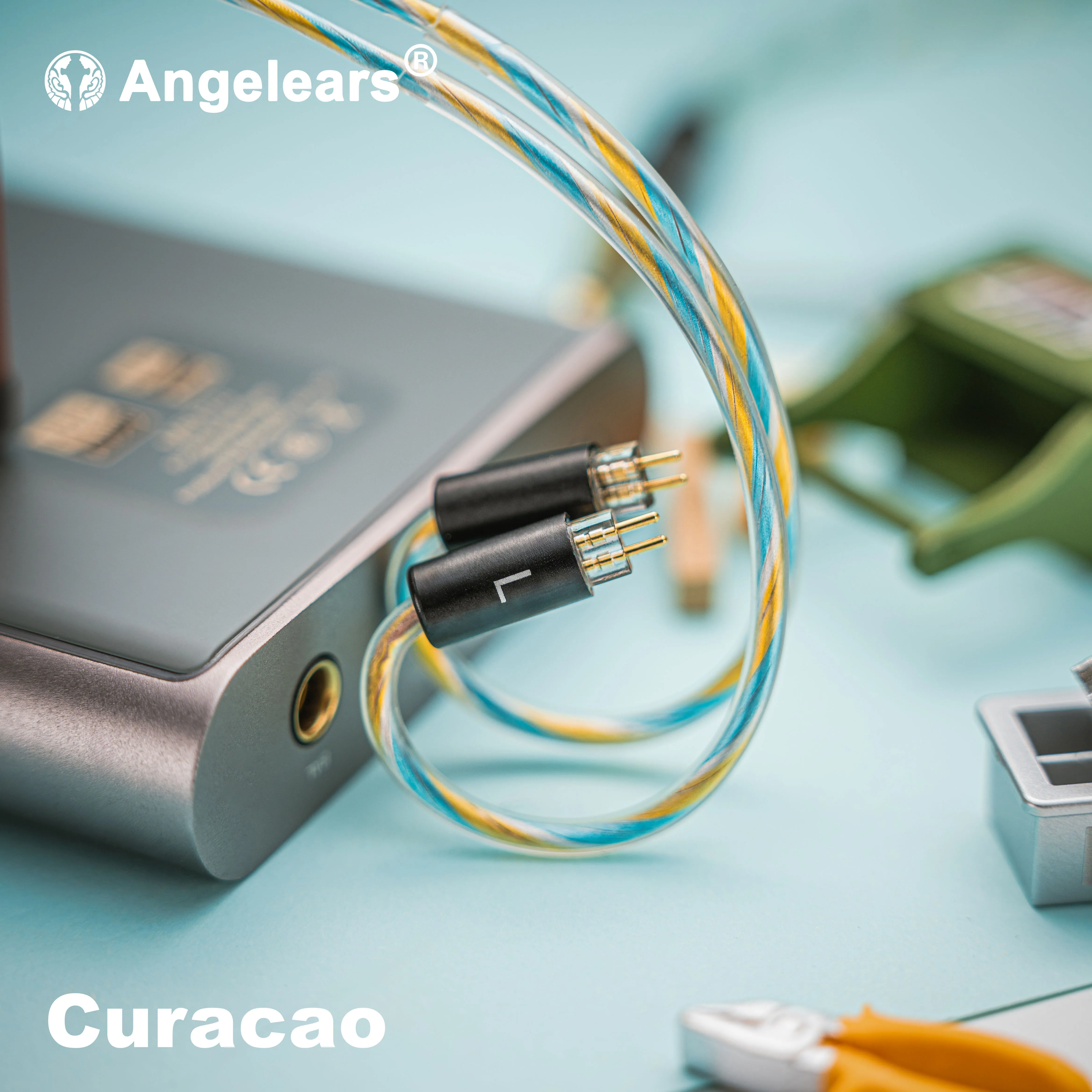 Cable de actualización de cobre y cristal único Angelears Curacao 0,78 4,4 mm