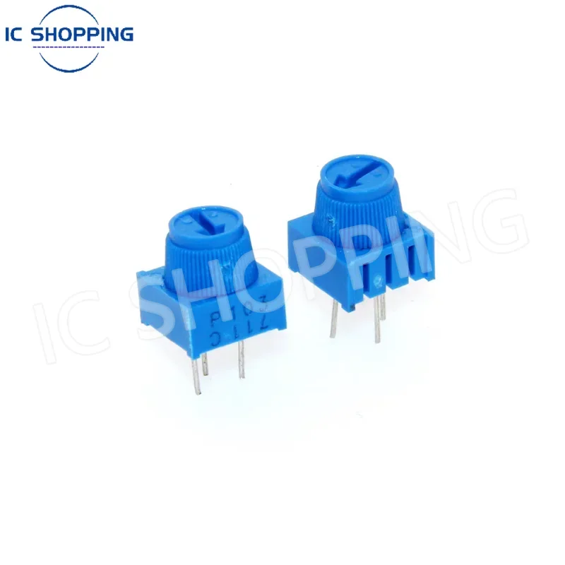 100PCS 3386P-1-103 Top Adjustment with Cap 10K 1K 5K 50K 100K Precision Adjustable Potentiometer