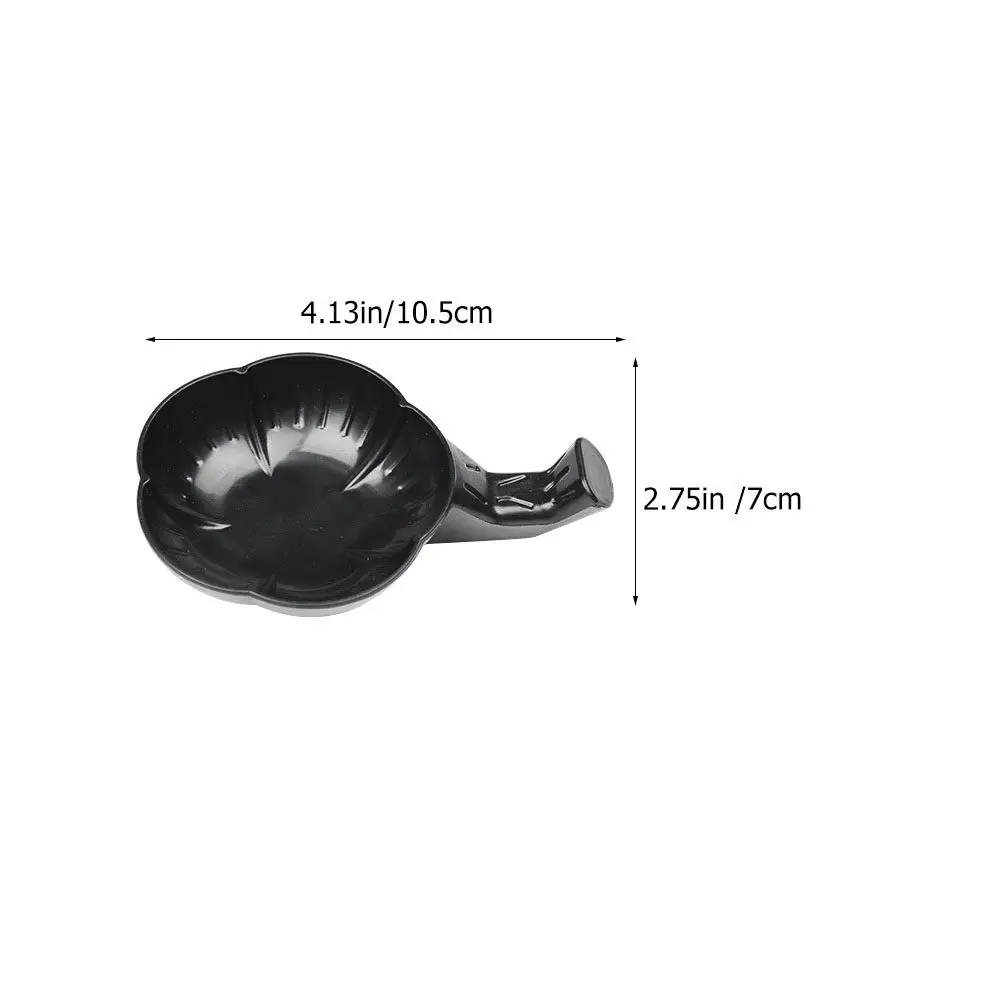 12Pcs Ink Dish Plastic Creative Design Calligraphy Brush Holder Multipurpose Ink Tray for Desktop Painting Art Studio