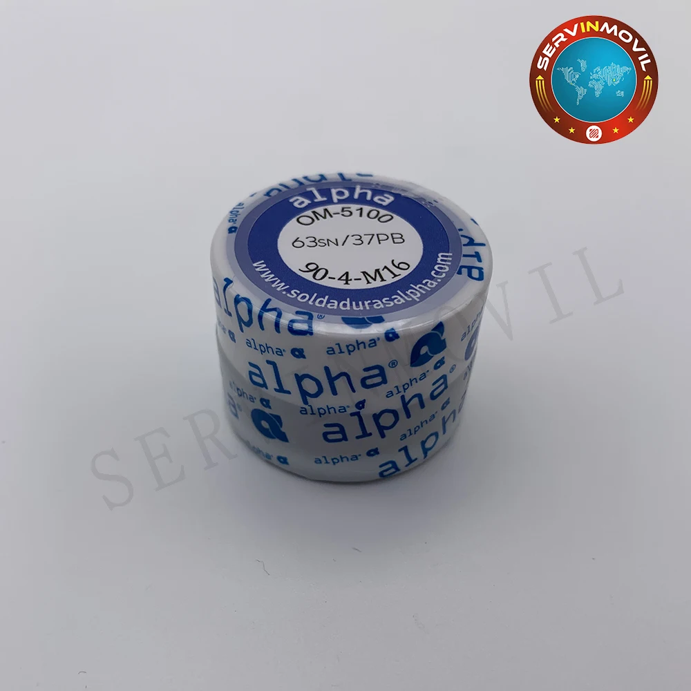 Alpha OM5100 Original Solder Tin Paste 30g Welding Flux Soldering Cream Sn63/Pb37 Repair PCB BGA CPU LED Rework Tools